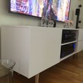 Kundbild TV-bänk Bergen (vitoljad ek / vit): K V A L I T É ! !