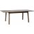 Table  manger Adrian 140-210 x 95 cm - Marron