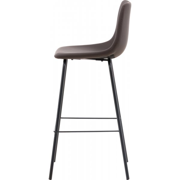Alexi barstol - Brun PU Alexi barstol - Brun PU