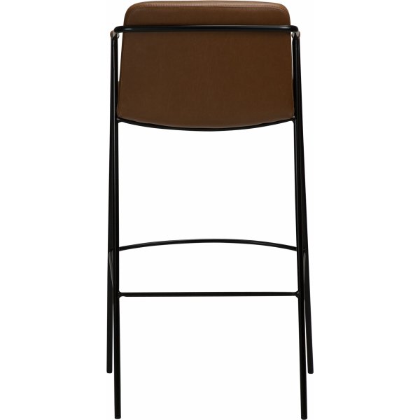 Tabouret de bar Boto - PU marron clair