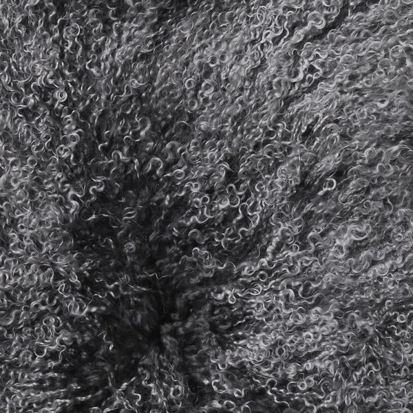 Shansi frskinn Gr silvertopp - 55 x 95 cm