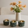 Ljuslykta fr vrmeljus 3-pack - Bl