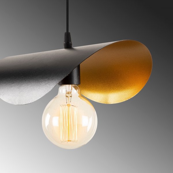 Plafonnier Sivani 830 - Noir/or Plafonnier Sivani 830 - Noir/or