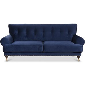 Andrew Deco 3-sits soffa - Inari 22 - Beige, Mässingsfärgade