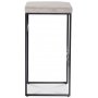Stage barstol - Grbeige sammet / svart