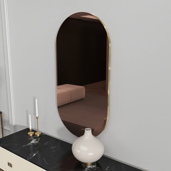 Rior\\\'s spiegel - Brons/goud