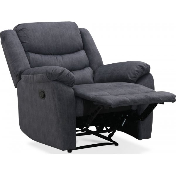 Tampa manuell reclinerf�t�lj - Gr� tyg