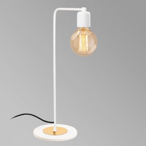 Lampe de table Harput - Blanc/or