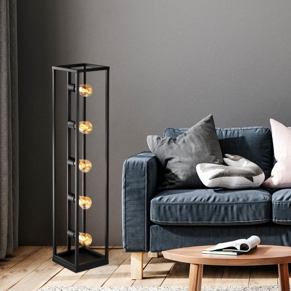 Lampadaire Caf - Noir