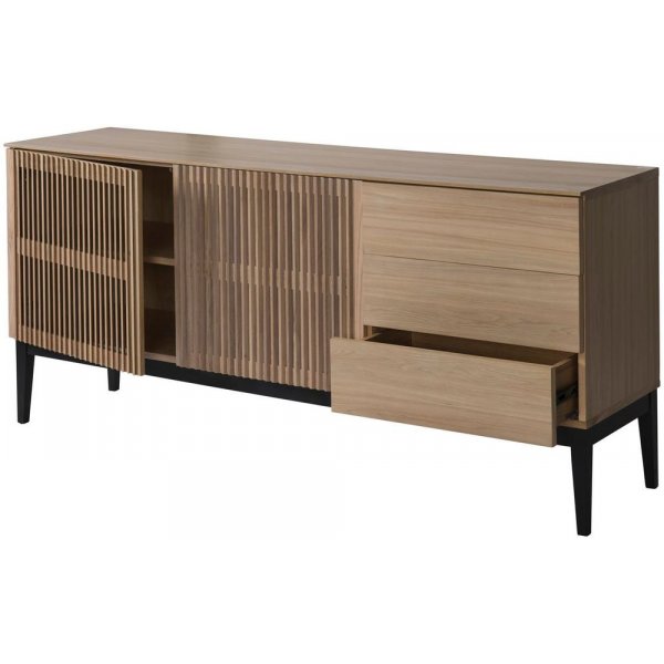 Darell sideboard - Askfanr/svart