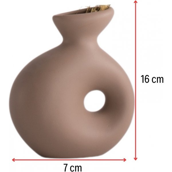Vase Delta - Marron