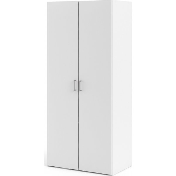 Space garderob med 2 dörrar - Vit Space garderob med 2 dörrar - Vit