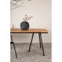 Chan matbord 200 x 100 cm - Svart/Natur