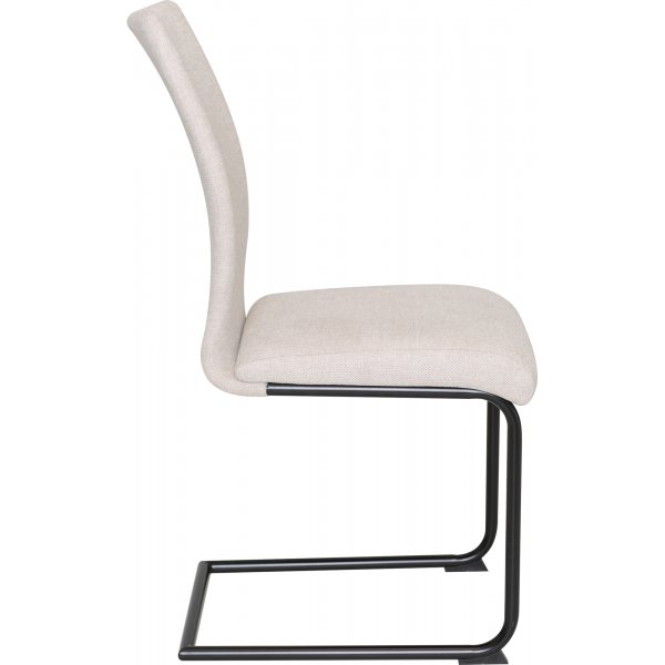 Stella eetkamerstoel - Beige/zwart