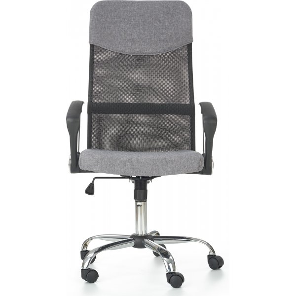 Chaise de bureau Colette - Noir/gris/Chrome