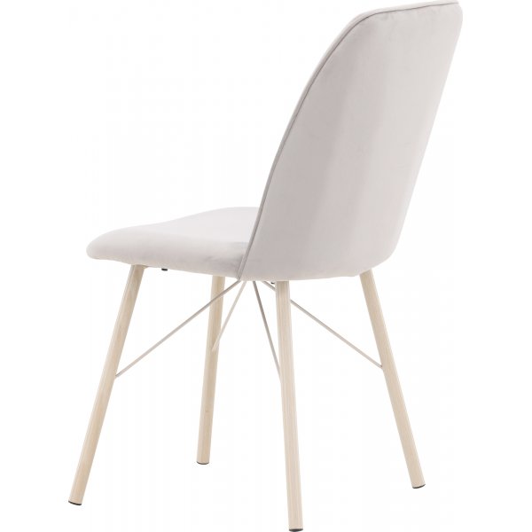 Chaise de salle à manger de tous les jours - Gris/blanchi Chaise de salle à manger de tous les jours - Gris/blanchi