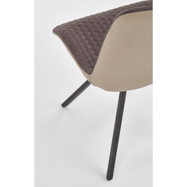 Cadeira matstol 394 - Brun/beige