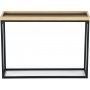 Kenni konsolbord 100 x 30 cm - Svart/beige