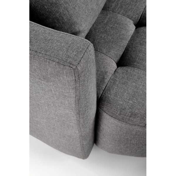 Virginia fåtölj med fotpall - Grå Virginia fåtölj med fotpall - Grå