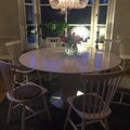 Matbord Cecilia och pinnstolar Karl -Oscar . Är mycket nöjd! Pinnstol Karl-Oskar - vit