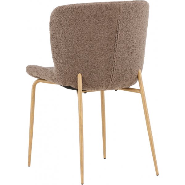 Modesto matstol - Brun boucle Modesto matstol - Brun boucle