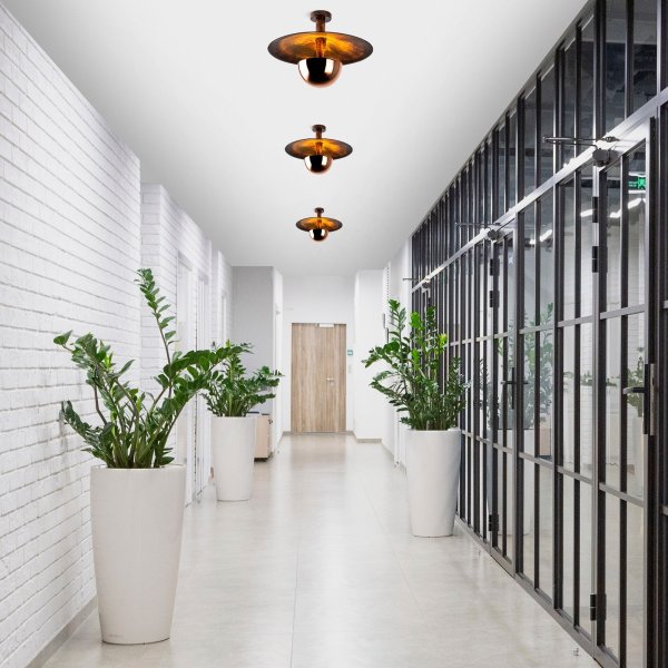 Plafonnier Kurt Ø48 cm - Cuivre Plafonnier Kurt Ø48 cm - Cuivre