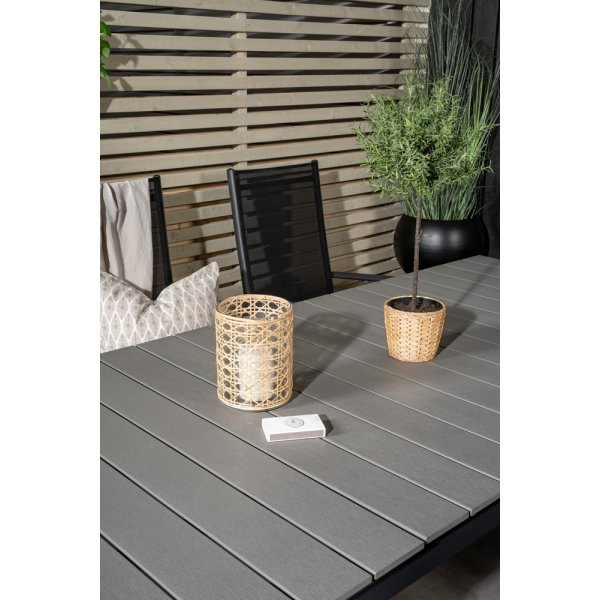 Levels utematgrupp med 6 st Break stolar - Svart/Gr