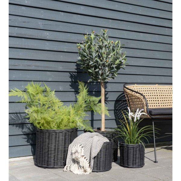 Plaid Cort - Gris foncé/blanc Plaid Cort - Gris foncé/blanc