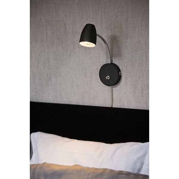 Applique Sandnes - Noir/chrome Applique Sandnes - Noir/chrome