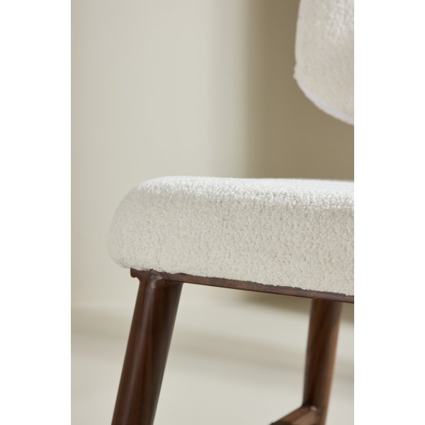 Midland f�t�lj - Vit boucl�