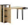 Loyd skrivbord 141x92 cm - Ek/antracit