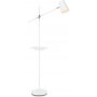 Linear Golvlampa med USB - Vit