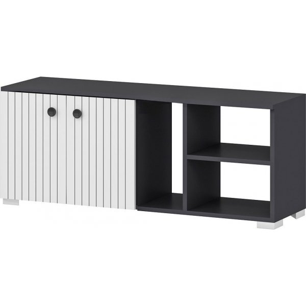 Sarandon skoskp - Antracit/vit