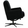 Midsj ftlj (Recliner) - Svart (Tyg)