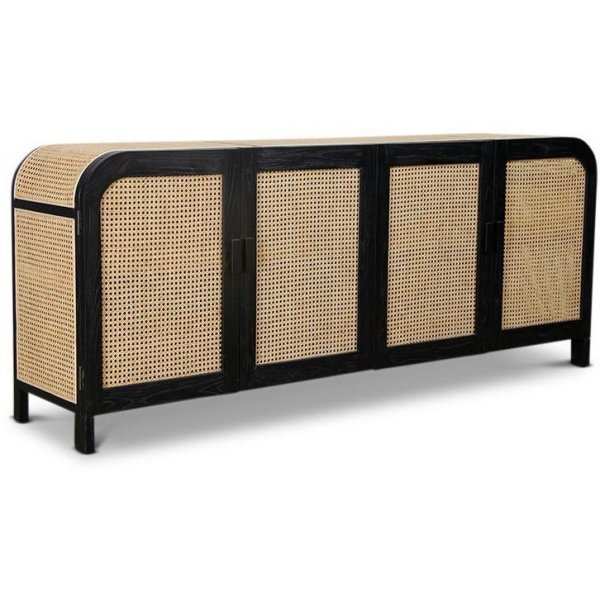 Othello sideboard i rotting - Svart / Natur