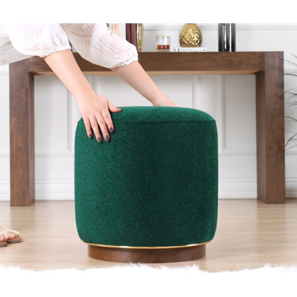 Pouf Zeone - Vert foncé Pouf Zeone - Vert foncé