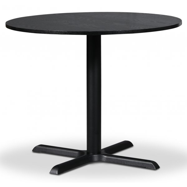 Groupe repas Solano : Table 90 cm incluant 4 chaises Axe - Frêne Noir / Rotin + 4.00 x Coussin de chaise Groupe repas Solano : Table 90 cm incluant 4 chaises Axe - Frêne Noir / Rotin + 4.00 x Coussin de chaise