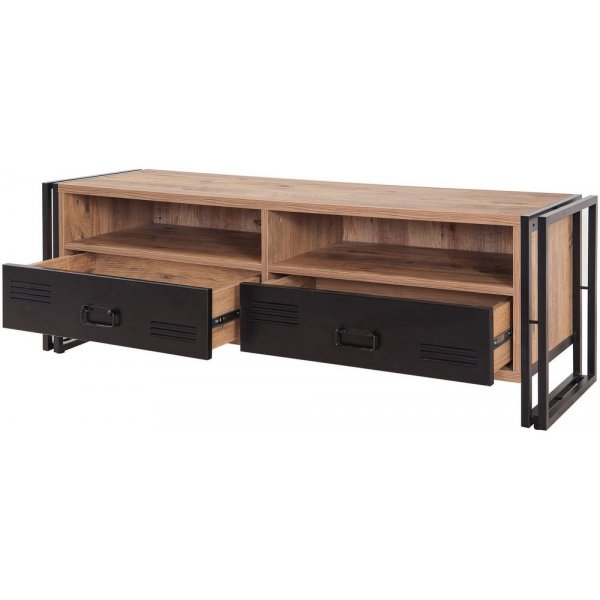 Cosmo Yvette TV-b�nk - Furu/svart