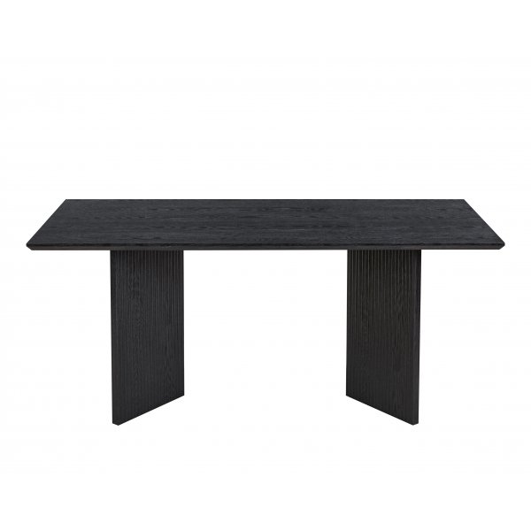 Crossby matbord 180x90 cm - Svartbetsad ek Crossby matbord 180x90 cm - Svartbetsad ek
