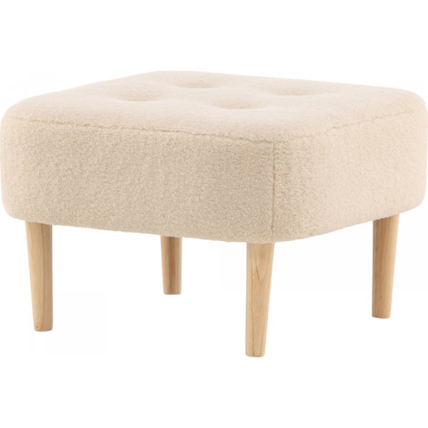 Salina sittpuff - Vit fleece Salina sittpuff - Vit fleece