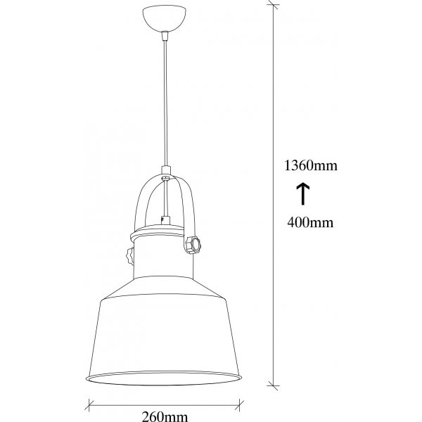 Plafonnier Dodo 2581 - Noir