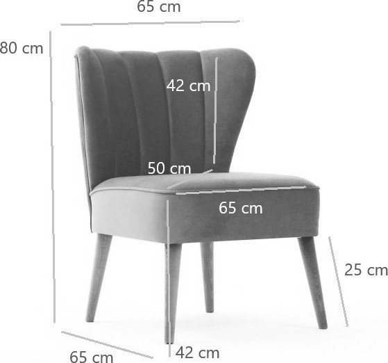 Fauteuil Layla - Blanc crème Fauteuil Layla - Blanc crème