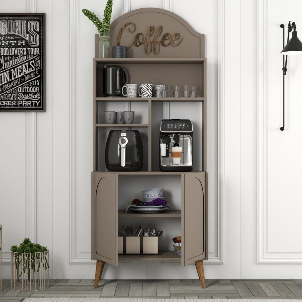 Lyon köksskåp 80 cm - Mocka/valnöt Lyon köksskåp 80 cm - Mocka/valnöt