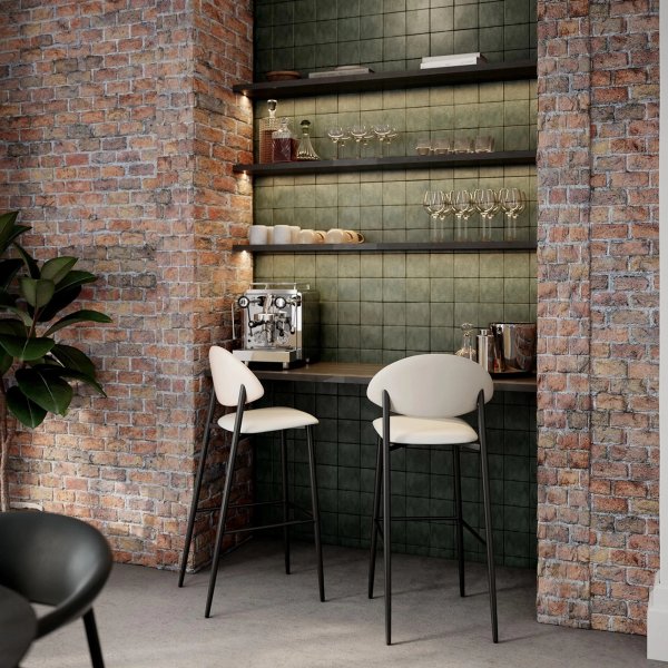 Chaise de comptoir Tush - PU Cachemire Chaise de comptoir Tush - PU Cachemire