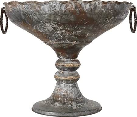 Fenix prydnadsskl Large - Galvaniserad metall