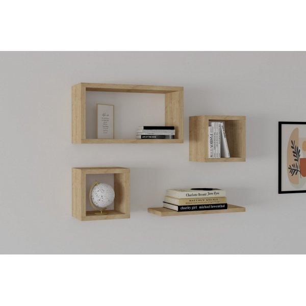 Babi wandplank - Saffier eiken Babi wandplank - Saffier eiken