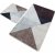 Ensemble de tapis de salle de bain Shards (2 pcs) - Beige - 60 x 100 cm (1 pc) / 50 x 60 cm (1 pc)