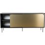 Volume sideboard 178 cm - Svart/mssing