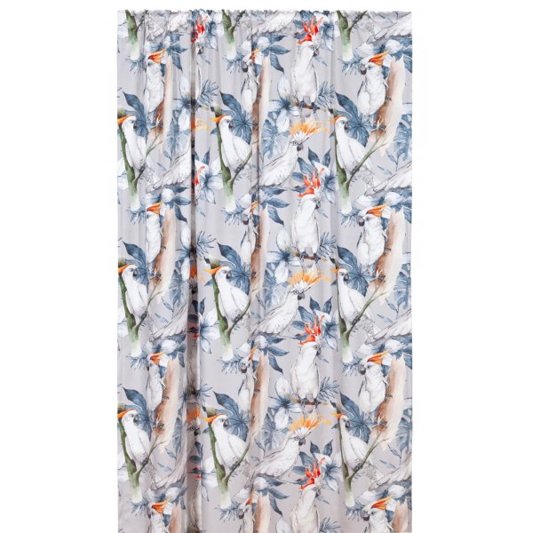 Kakadua gardinlängd - Grå Kakadua gardinlängd - Grå