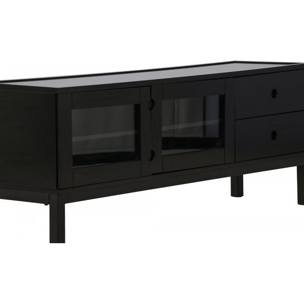 Alcoa TV-bänk 150 cm - Svart Alcoa TV-bänk 150 cm - Svart